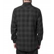 Dragstrip Kustom Checkered Lumber Jack Shirt in Black & Charcoal